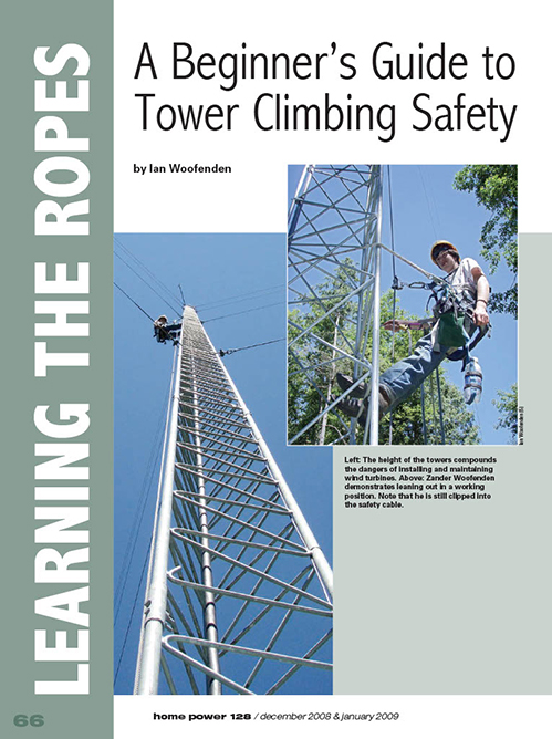 Tower Climbing safety tips